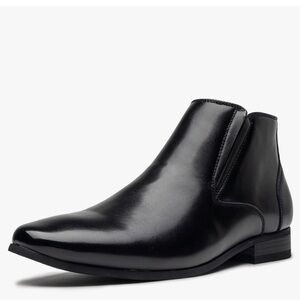 Men's Black Leather Boots.  Size:  12